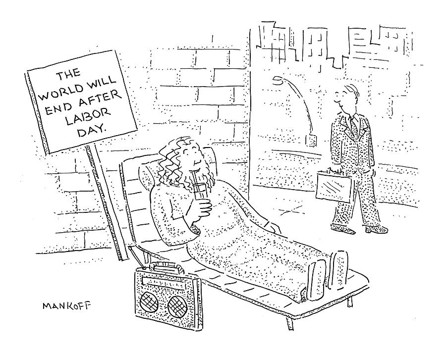 Lazy Drawing - New Yorker September 4th, 2006 by Robert Mankoff