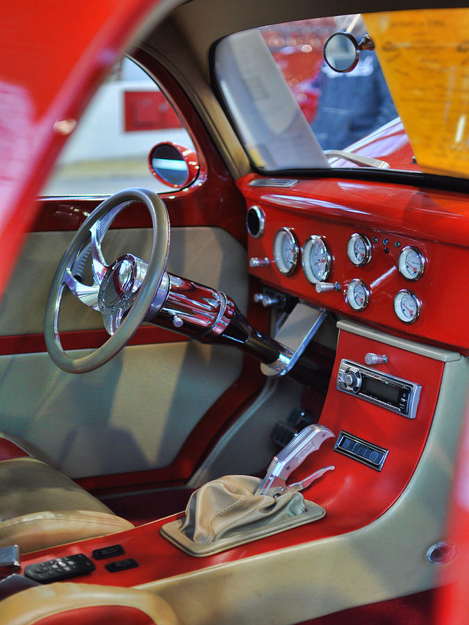41 Willys Coupe Interior #41 Photograph by Paulette B Wright
