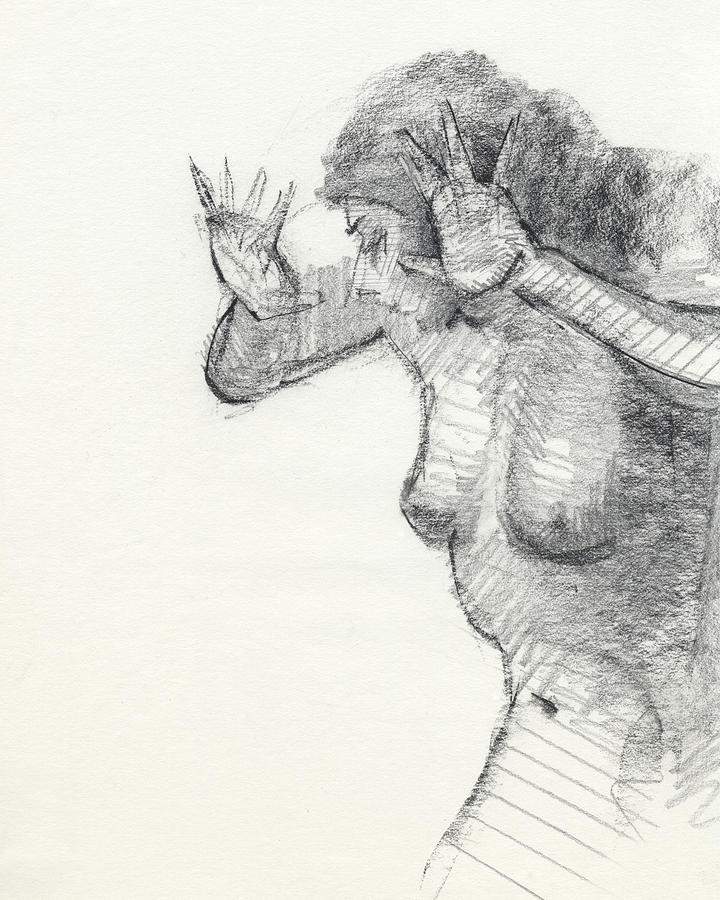 Untitled #412 Drawing by Chris N Rohrbach