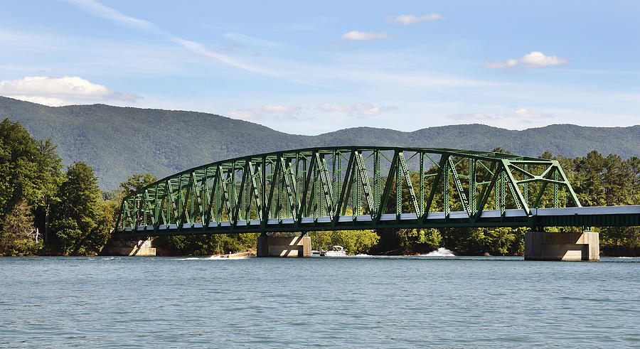 421 Bridge Over South Holston Lake - Tennessee Photograph by Brendan Reals