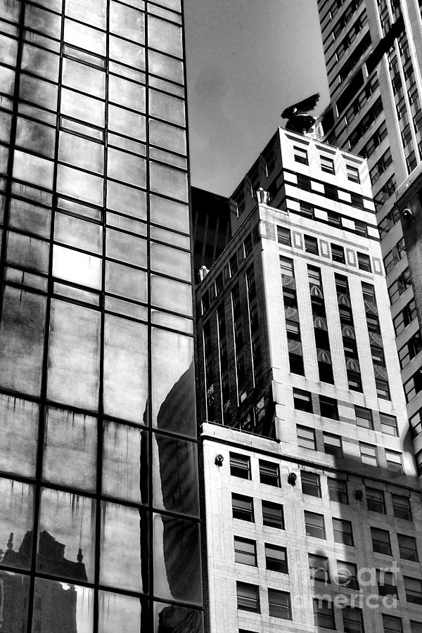 42nd Street and Chrysler Building Photograph by Miriam Danar