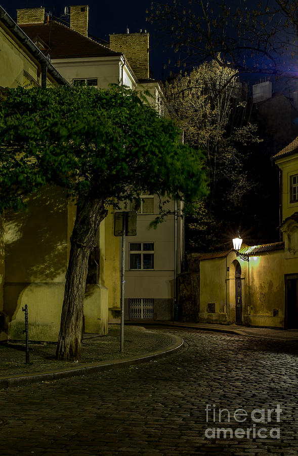 Prague by night #43 Photograph by Jorgen Norgaard