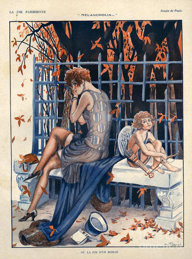 France Drawing - 1920s France La Vie Parisienne #44 by The Advertising Archives