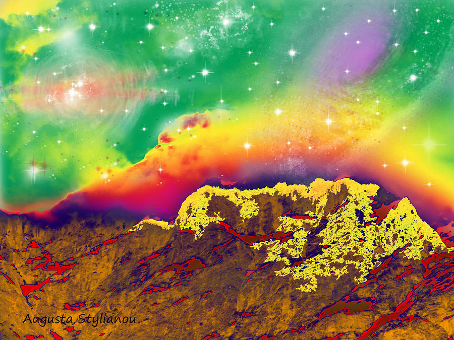 Space Landscape #54 Digital Art by Augusta Stylianou