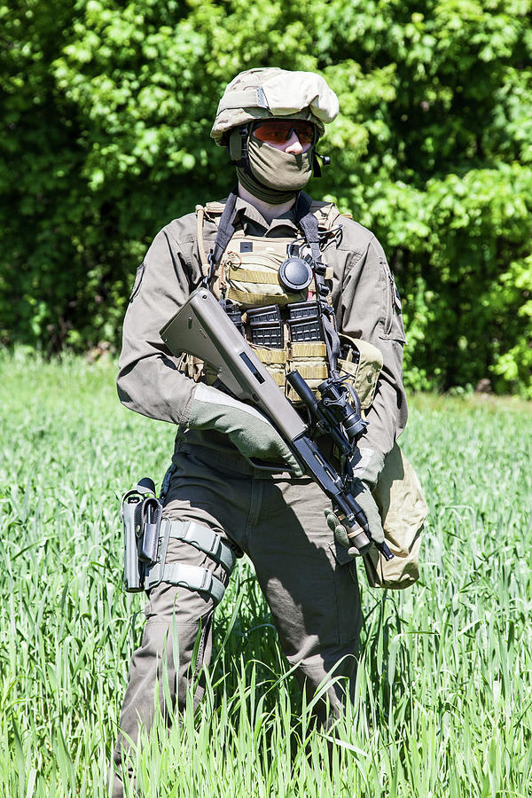 Jagdkommando Soldier Of The Austrian Photograph by Oleg Zabielin - Fine ...