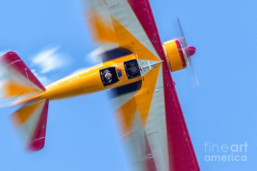 450 HP Stearman Blur Photograph by Jerry Fornarotto