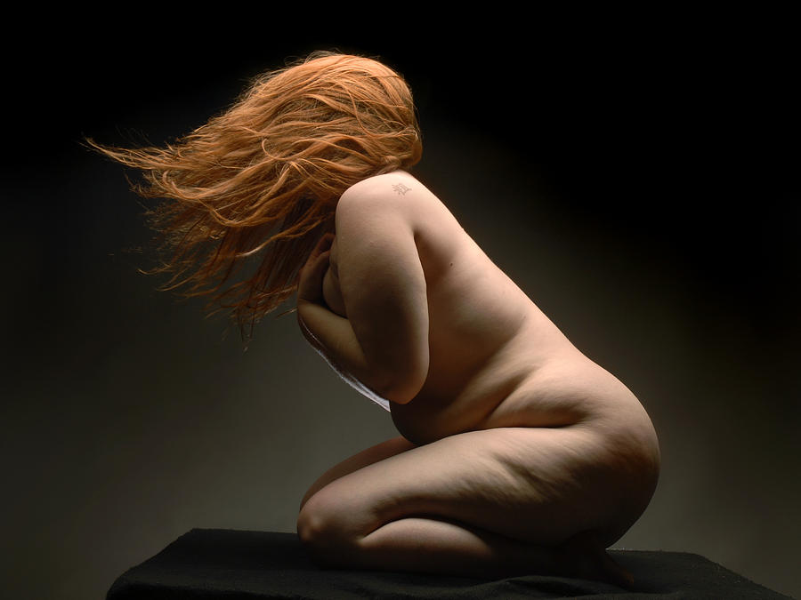 4521 Full Figured Nude Photograph by Chris Maher