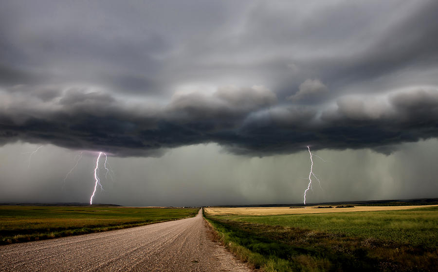 Summer Photograph - Prairie Storm Clouds #46 by Mark Duffy