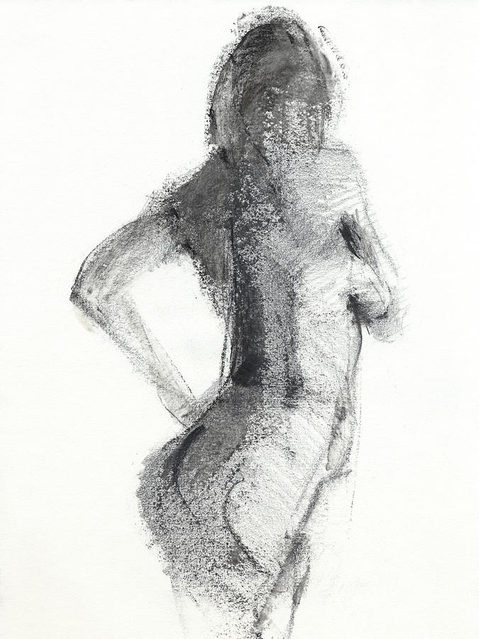 Black And White Drawing - Untitled #466 by Chris N Rohrbach