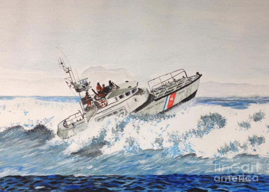 47 Life Boat Painting by Stan Tenney