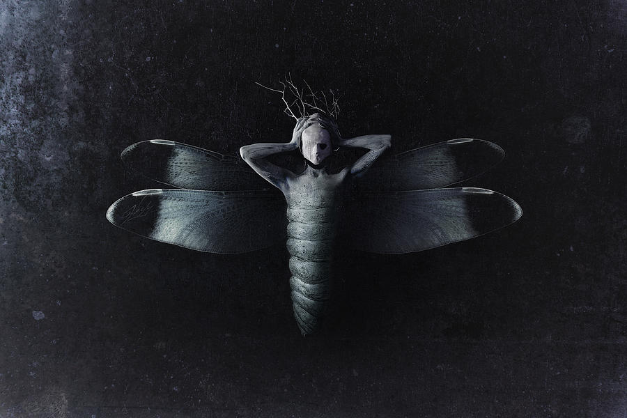 Fantasy Photograph - The Moth by Victor Slepushkin