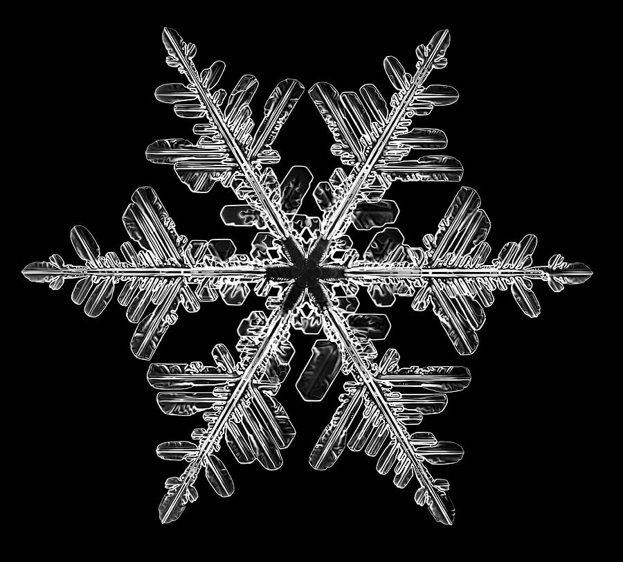 Snowflake #48 Photograph by Kenneth Libbrecht