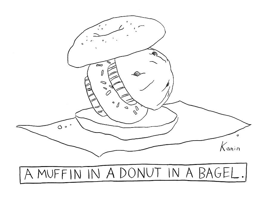 Breakfast Drawing - New Yorker December 18th, 2006 by Zachary Kanin