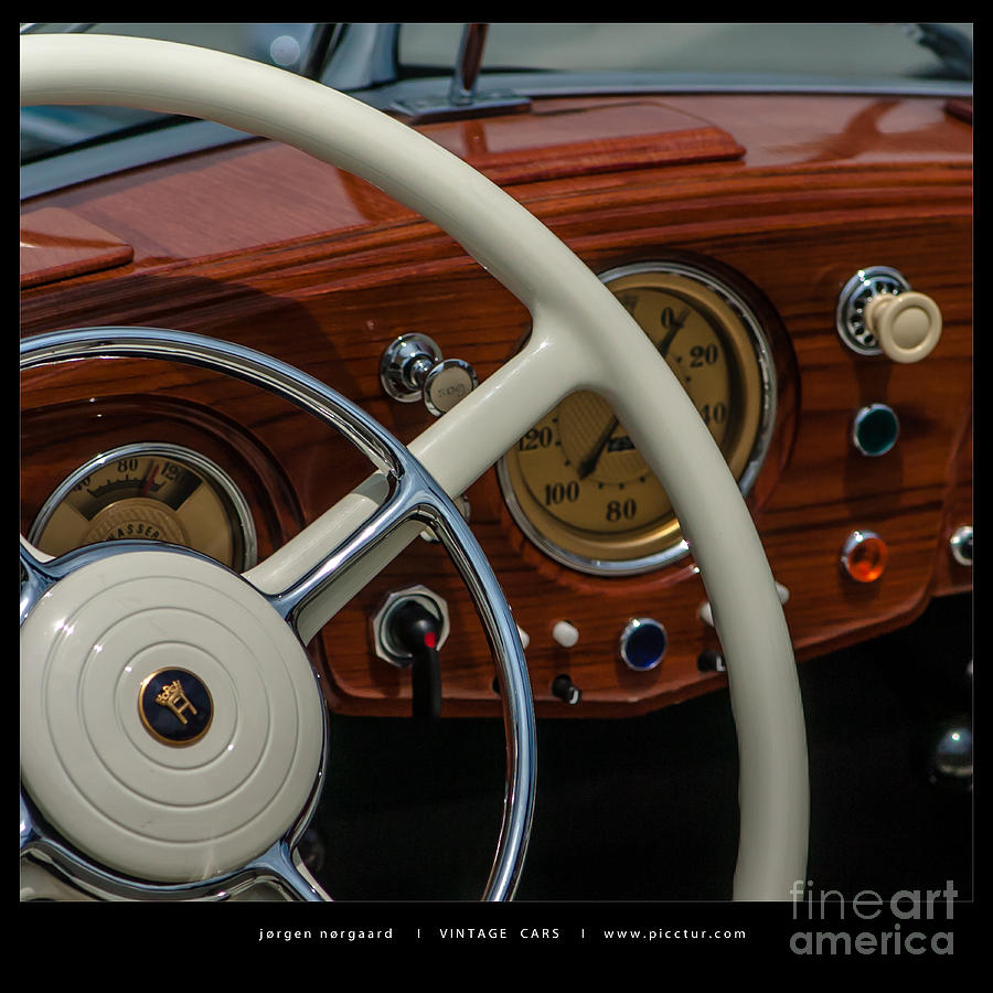 Vintage cars #484 Photograph by Jorgen Norgaard