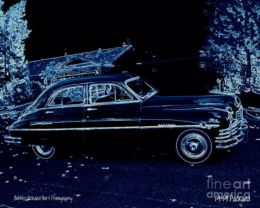 49 Digital Art - 49 Packard Survived by Bobbee Rickard