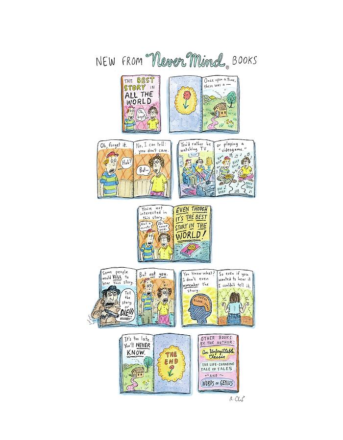 New Yorker April 7th, 2008 Drawing by Roz Chast