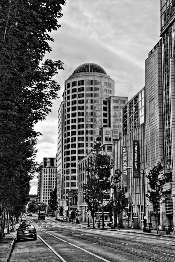4th Avenue - Downtown Seattle Washington Photograph by David Patterson
