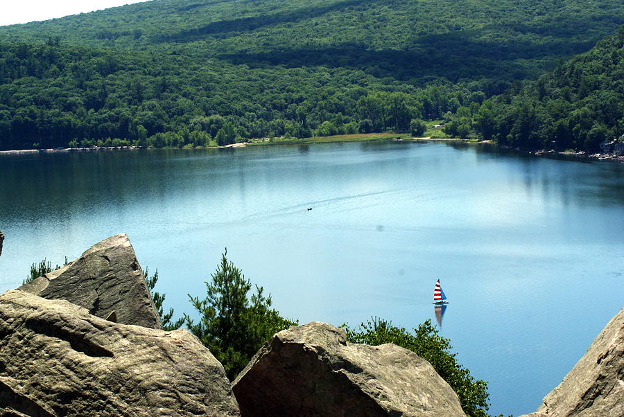 Devils Lake Wisconsin 4th of July Photograph by Jeff Murphy Fine