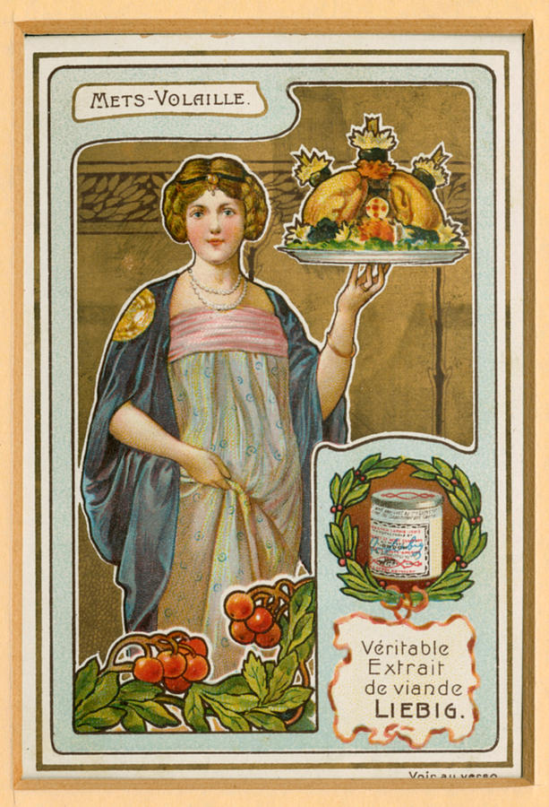 Tobacco Drawing - 1890s France Liebig Cigarette Card #5 by The Advertising Archives