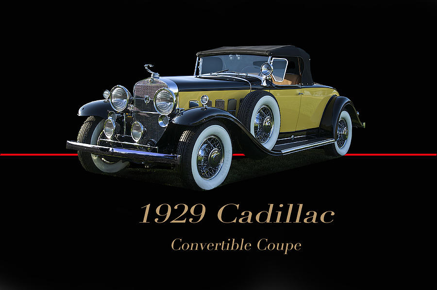 1929 Cadillac Convertible Coupe Photograph