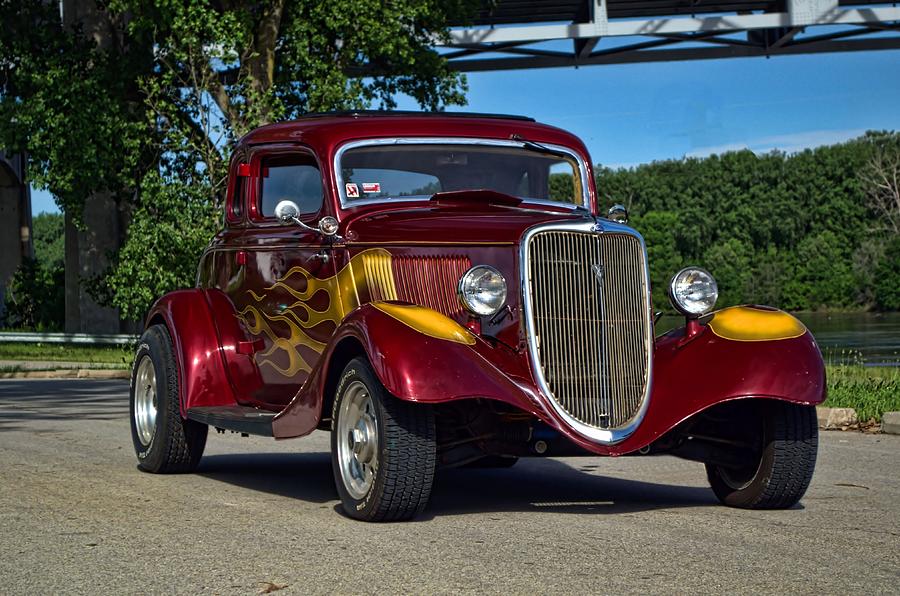 1934 Ford Coupe Hot Rod #6 Photograph by Tim McCullough