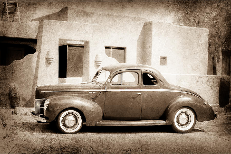 Car Photograph - 1940 Ford Deluxe Coupe #5 by Jill Reger