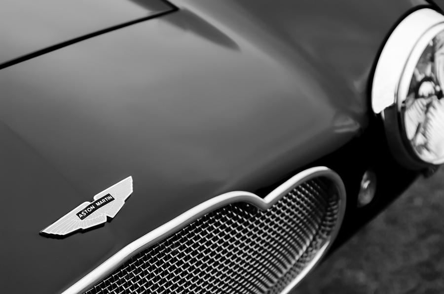 1953 Aston Martin DB2-4 Bertone Roadster Hood Emblem #6 Photograph by Jill Reger