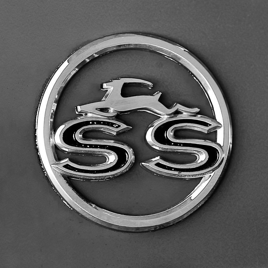 1963 Chevrolet Impala SS Emblem #5 Photograph by Jill Reger