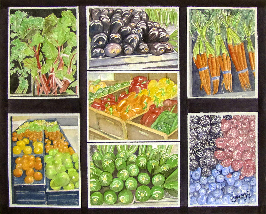 5 A Day Painting by Carol Flagg