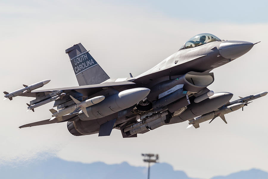 A U.s. Air Force F-16c Fighting Falcon Photograph