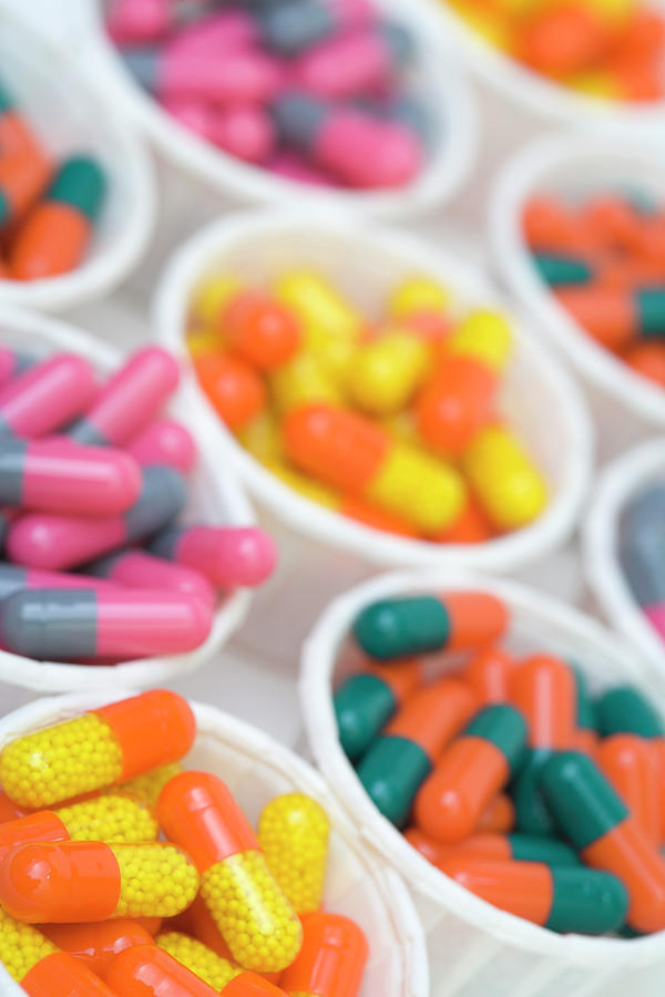 A Variety Of Capsules #5 Photograph by Science Stock Photography/science Photo Library