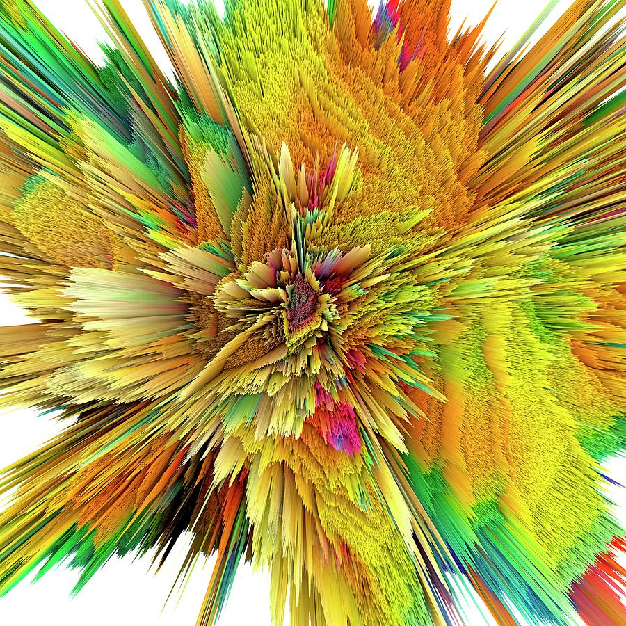 Abstract Burst #5 Photograph by Alfred Pasieka/science Photo Library