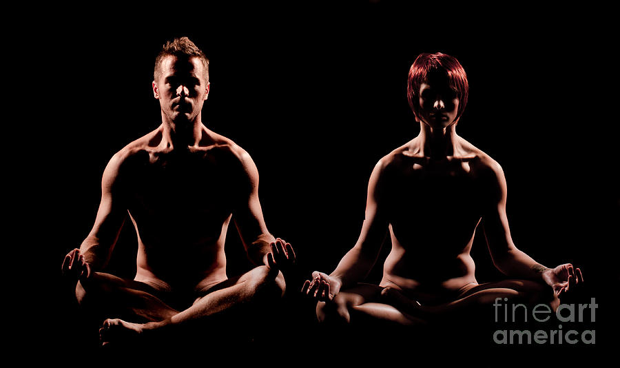 Nude Photograph - Acrobatic Yoga #5 by David Gilder