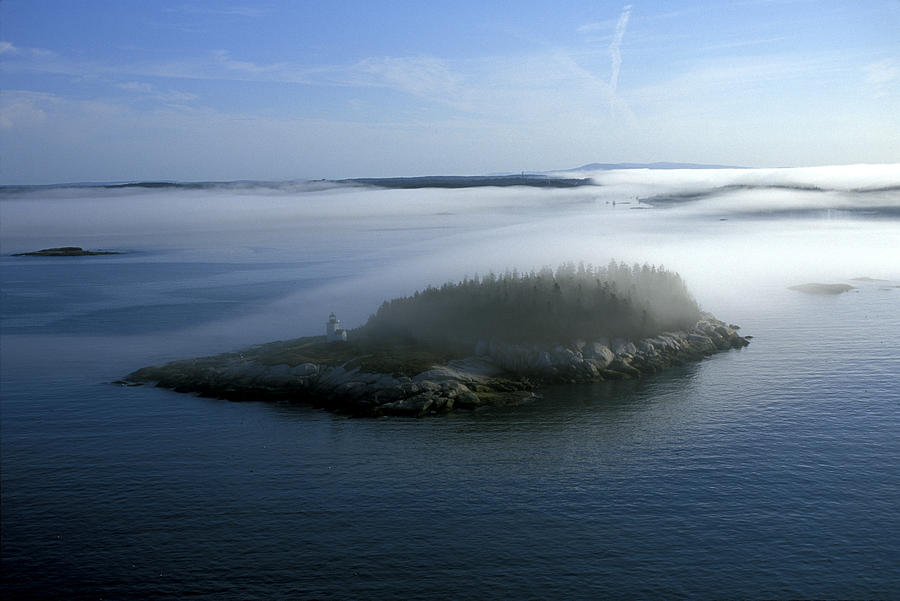 Aerial View Of The Deer Island Photograph by David McLain - Fine Art ...