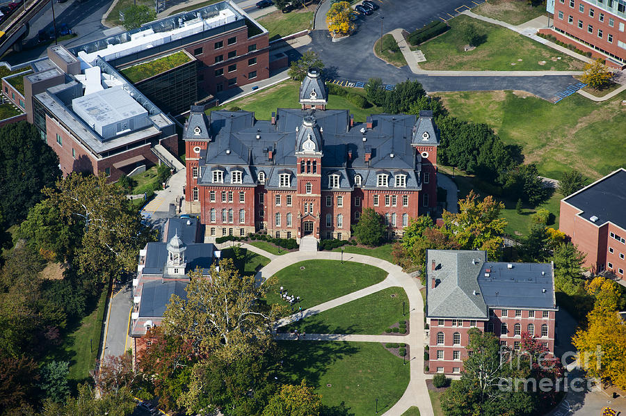 aerials of WVVU campus #5 Photograph by Dan Friend