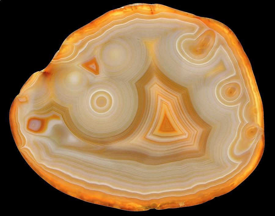 Agate #5 Photograph by Natural History Museum, London/science Photo Library
