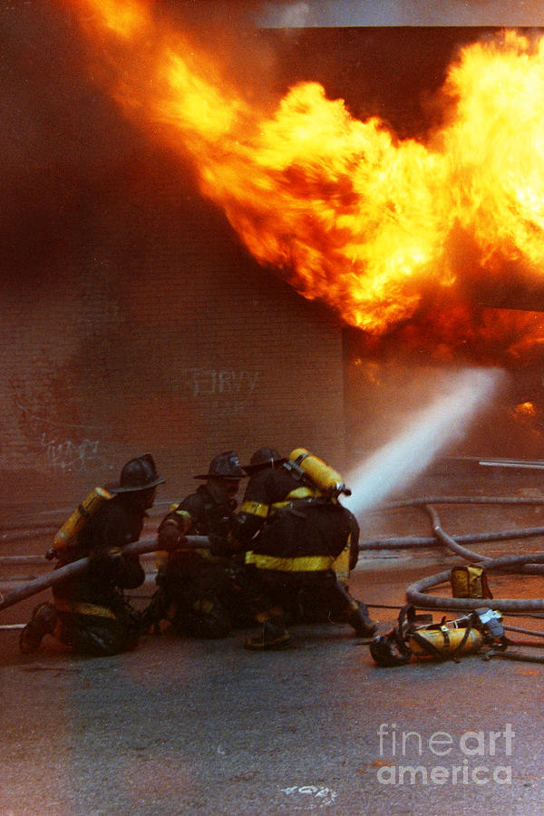 5 Alarm Carpet Warehouse Blaze Photograph by Steven Spak