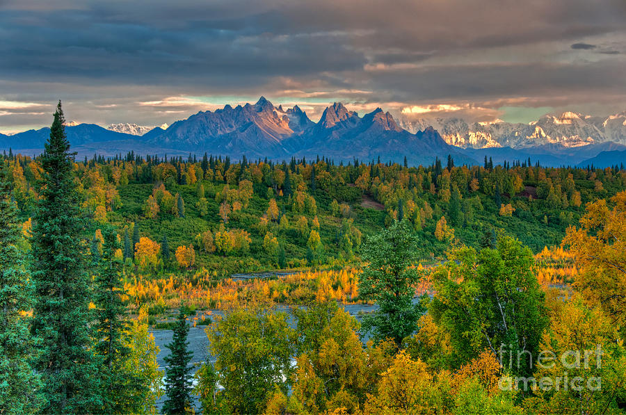 Nature Photograph - Alaska Range #8 by Mark Newman