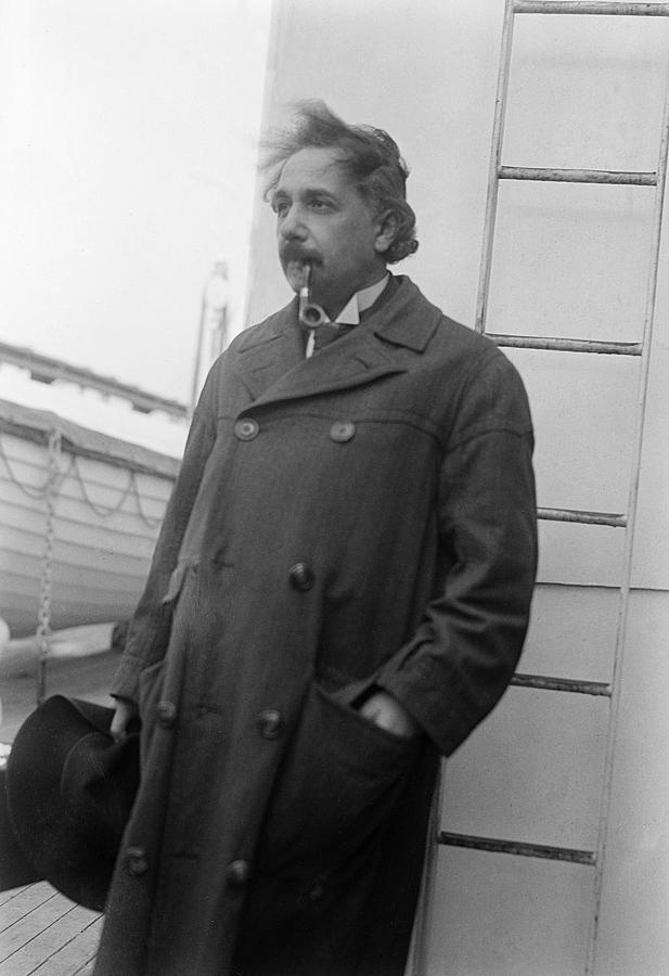 Albert Einstein (1879-1955) #5 Photograph by Granger