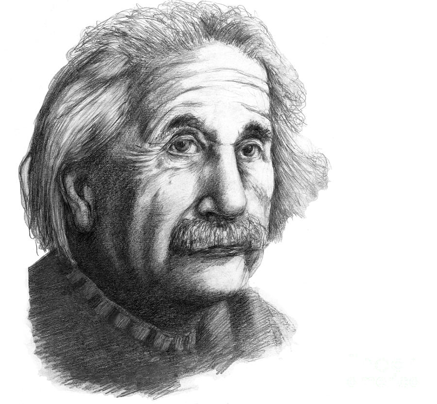 Albert Einstein, German-american Photograph by Spencer Sutton