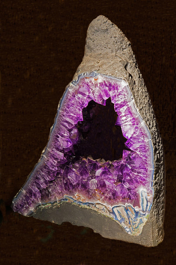 Amethyst Geode #9 Photograph by Millard H Sharp