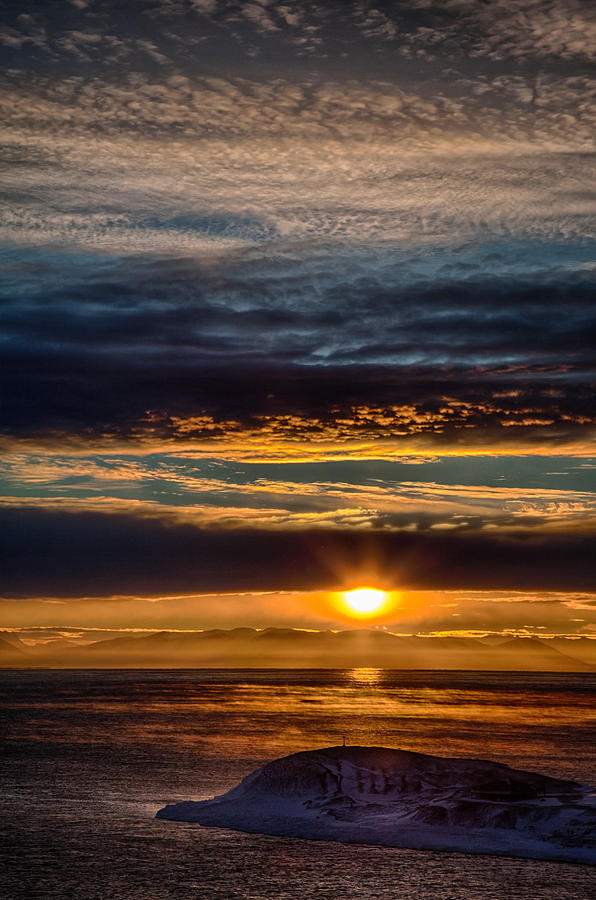 Antarctic Sunset Photograph by Ben Adkison - Fine Art America