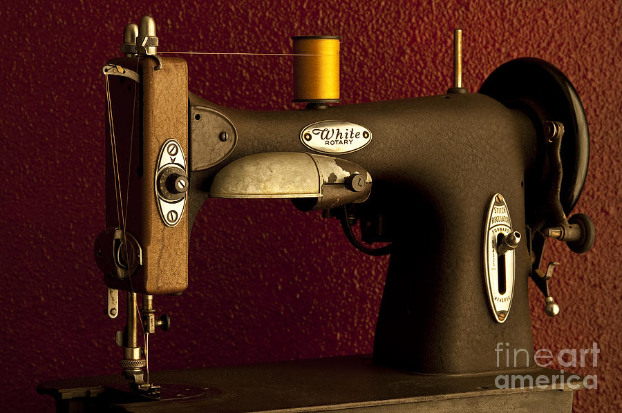 Antique sewing machine #5 Photograph by Jim Corwin