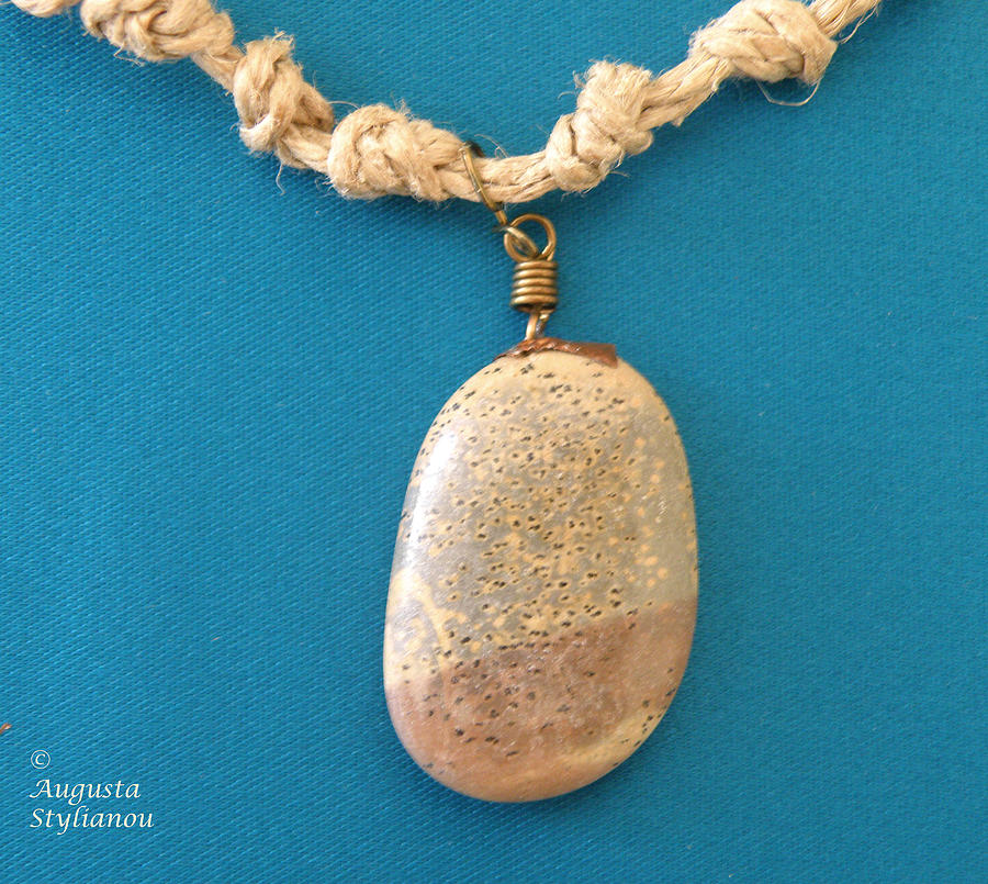 Pebble Jewelry - Aphrodite Urania Necklace #13 by Augusta Stylianou