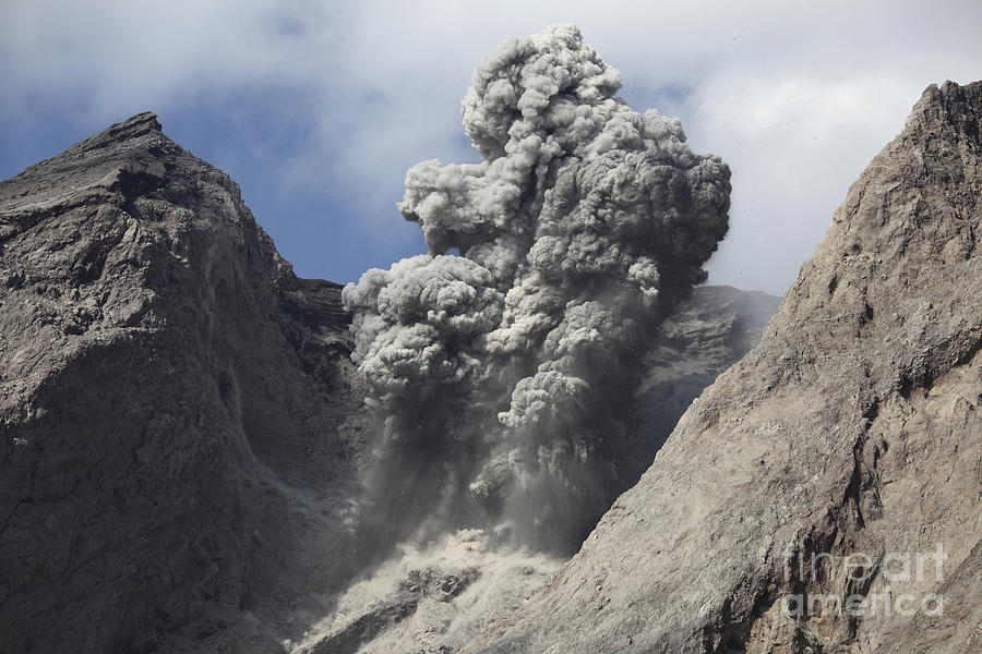 Ash Cloud Rises From Crater Of Batu #5 Photograph by Richard Roscoe