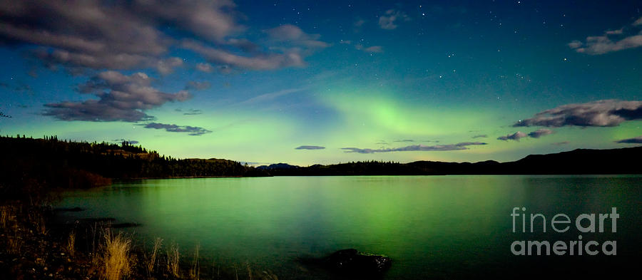 Nature Photograph - Aurora borealis Northern lights display #5 by Stephan Pietzko