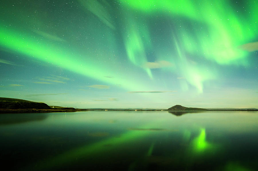 Aurora Borealis On Iceland #5 Photograph by Subtik