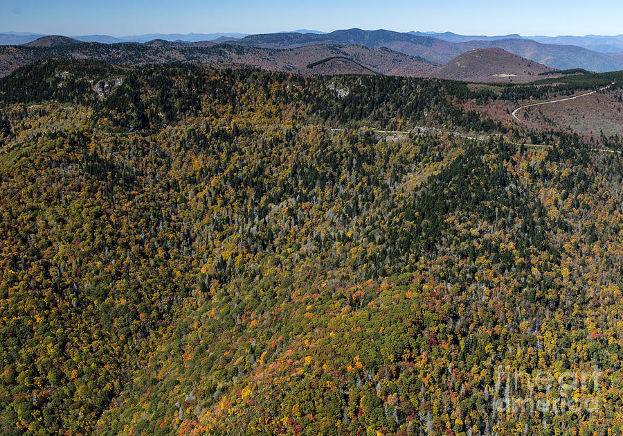 Autumn Colors Along The Blue Ridge Parkway in Western North Carolina #5 Photograph by David Oppenheimer