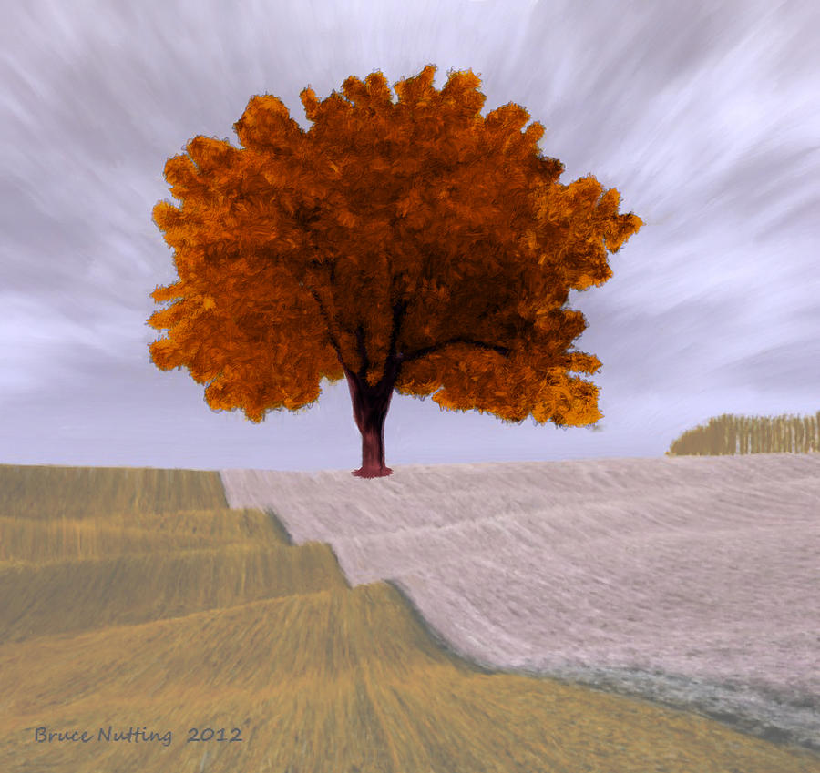 Autumn Tree #5 Painting by Bruce Nutting