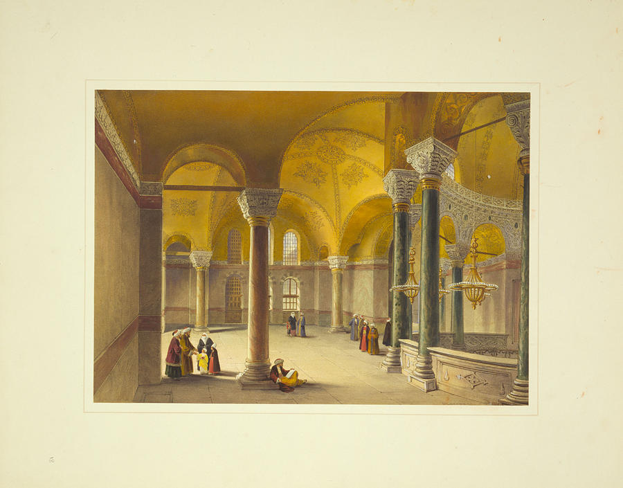 Ayasofya Mosque #5 Painting by Celestial Images
